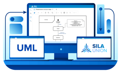 Для чего используют диаграмму состояний UML в SILA Union? Элементы и примеры использования